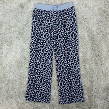 Velour loungers Leopard &amp; hearts Print Gray Black Pink Size M/M 7-8 Kids Pants - £5.69 GBP