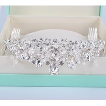  bridal crown handmade champagne tiara headband crystal diadem women wedding party hair thumb200