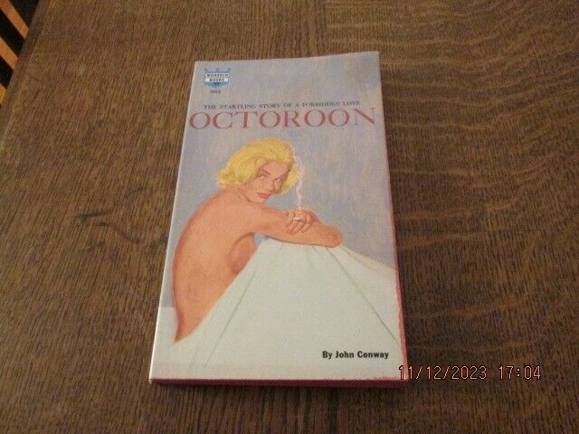Octoroon by John Conway Startling Story of a Forbidden Love 1965 PB - $18.80