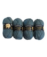 Cleckheaton Country 8 Ply 50 Grams 100% Pure Wool Yarn color Blue 9215 L... - $372.34 MXN