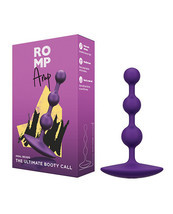 &#39;romp Amp Flexible Anal Beads - Violet - £17.57 GBP