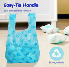 Baby Disposable Diaper Bag Biodegradable Lavender Scented Waste Bags  - £11.93 GBP+