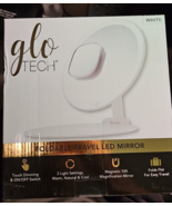 GloTech Foldable Travel LED Mirror, White - $28.71