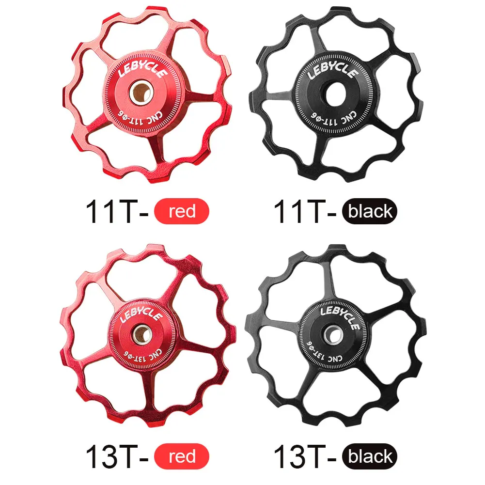 Sporting Bike Aluminum alloy Pulley Rear Derailleur 11T 13T Bicycle Bearing Gear - £24.04 GBP