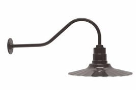 Readial wave  Barn Lighting Fixture 14&quot; Gooseneck AGB101-AR14  RLM Light - $157.41+