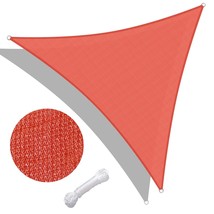 16 Ft 97% Uv Block Triangle Sun Shade Sail Canopy Outdoor Patio Pool Bac... - $65.99