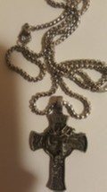 Jesus Christ Christian Cross Necklace - £14.93 GBP
