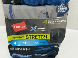 Hanes Boys ULTIMATE X-TEMP AIR 4+Pack BOXER BRIEFS TAGLESS &amp; COOL New Si... - £5.14 GBP