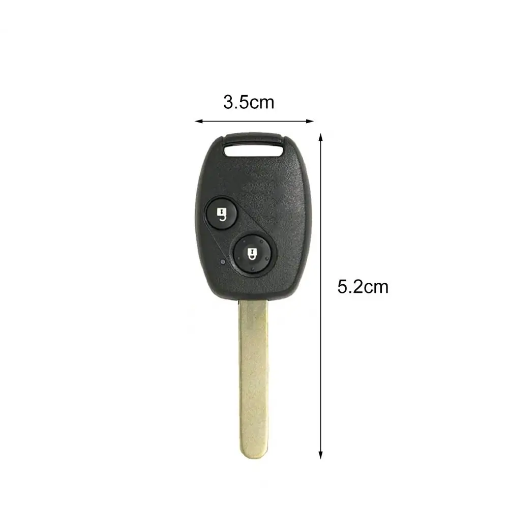 Wear-resistant Dustproof ABS Shell 2 Buttons Car Key Case for Honda Civic 2006 - £11.79 GBP