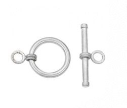 Sterling Silver Toggle Clasp for bracelet or necklace 9 12 13 mm #aa1405356 - £11.09 GBP