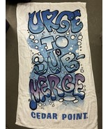 Vintage Cedar Point Beach Towel 80s Amusement Park Theme Ohio - $17.77