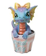 Ruth Thompson Artisan Iced Tea With Martha Drake Wyrmling Dragon In Cup ... - $586.90 MXN