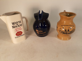 Vintage Bar Pitchers, Lot of 3, Whyte &amp; MacKay, Chivas Regal, Marie Brizard - $22.10