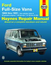 Ford Full-size Econoline E-100 thru E-350 Gas Engine Vans (69-91) Haynes... - $22.76