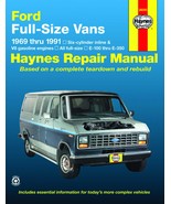 Ford Full-size Econoline E-100 thru E-350 Gas Engine Vans (69-91) Haynes... - $30.91 CAD