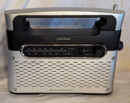 Radio Shack Portable Analog AM FM WX Weather Radio 12-889 AC/DC Battery Works! - £15.29 GBP