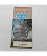1957 Washington D.C.s Sightseeing Tours The Gray Line Brochure - $24.28 CAD