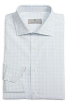  Canali Regular Fit Plaid Dress Shirt, Size 16.5 Or 17.5 - Beige - £87.17 GBP