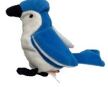 Ty Teenie Beanie Babies Rocket The Blue Jay Bird No hang tag 1993 Plush ... - $4.89