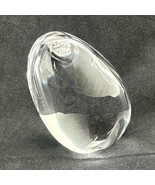 Baccarat France Oval Shaped Paperweight - French Crystal - 3&quot; Tall - $29.99