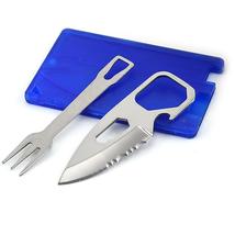 2pcs Mini Cutlery Set Portable Multifunction Tools Outdoor Cutlery Set Tool Card - £13.50 GBP