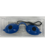 Super Sunnies UV Eye Protection Goggles for Tanning Red Light Therapy BLUE - €11,04 EUR