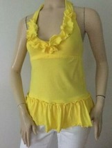 Moda International Yellow Bra Top Shirt (Size S) - £15.88 GBP