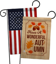Wonderful Autumn - Impressions Decorative USA - Applique Garden Flags Pack - GP1 - £24.90 GBP