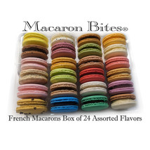 French Macarons Box of 24 Assorted Flavors - £30.76 GBP