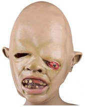 Halloween　Cosplay Costume Disguise Horror Rubber Mask Alien UFO Strange - £35.89 GBP