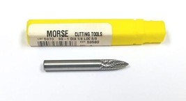 1/4&quot; SG-1 Tree Shaped Double Cut Carbide Burr Morse 59580 - $14.81