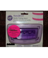 Wilton Sugar Sheets Border Cutting Insert Lace NEW - £9.69 GBP