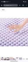 1.5 Inch Egg Crate Memory Foam, Soothing Lavender Infusion, Twin Mattres... - £41.45 GBP