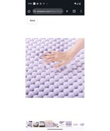 1.5 Inch Egg Crate Memory Foam, Soothing Lavender Infusion, Twin Mattres... - $71.91 CAD