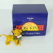 Grolier President’s Edition Simba Disney&#39;s Lion King Christmas Ornament NEW - $29.69
