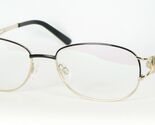 OU 44.322 01 Lunettes Noires / Or Monture Métallique 54-17-135mm - $66.32