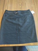 Liz Claiborne Size 16 Black Pencil Skirt With Belt-Brand New-SHIPS N 24 ... - £34.25 GBP