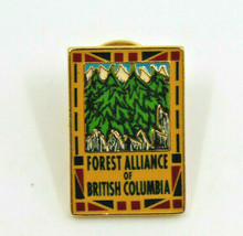 Forest Alliance of British Columbia BC Canada Collectible Pin Pinback Bu... - £11.97 GBP