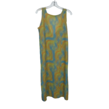 NWT Womens Size Large ZARA Multicolor V-Back Watercolor Print Midi Dress NEW - $25.47