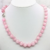 4 Colors New AAA 10mm Pink Catsi Eyesd Mexican Opal Round Necklace 18&#39;&#39; Beads Je - £14.11 GBP