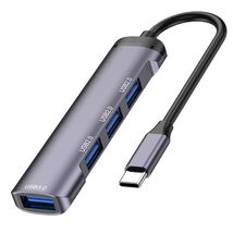 T-503 4-in-1 Type-C Docking Station USB-C to USB2.0x3 + USB3.0 HUB Adapt... - $4.26