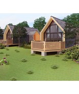 Brand New Fully Furnished Log Cabin B&amp;B, Customized Antiseptic Wooden House - $2,834.42 MXN