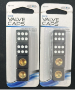 2x Black Dice Style Car/Truck Tire Valve Cap 16114 - $279.91 MXN