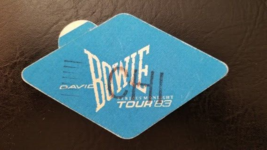 David Bowie - Vintage Original Serious Moonlight Chicago 83 Cloth Backstage Pass - £15.02 GBP