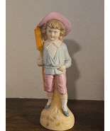 Antique German Porcelain Girl Figurine 11 3/4&quot; Collectible - €178,23 EUR