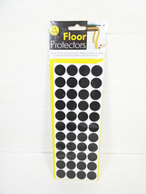 Floor Protectors Self Adhesive Round Rubber Furniture Pads 44 Pack Table Glides - £5.42 GBP