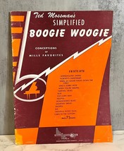 Ted Mossman&#39;s Simplified Boogie Woogie 1944 Mills Music Inc - £13.88 GBP