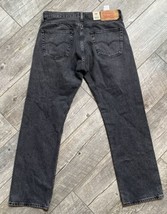 Levi&#39;s Men&#39;s 501 Original Straight Jeans 34 x 30 All Nighter Black NWT - £31.89 GBP
