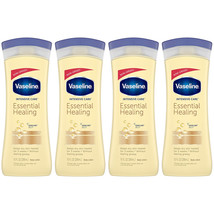 4-Pack New Vaseline Intensive Care hand and body lotion Essential Healing 10 oz - £30.89 GBP