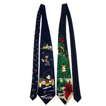 (Lot of 2) Mickey Unlimited Mickey Mouse Mens Neck Ties Fishing &amp; Jungle - £8.66 GBP